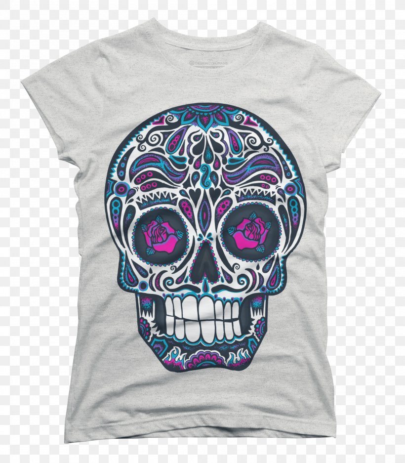 Calavera Skull T-shirt Day Of The Dead Sleeve, PNG, 2100x2400px, Calavera, Bluza, Bone, Brand, Calendar Download Free