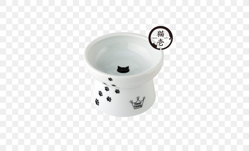 Cat Food Kitten Bowl Dish, PNG, 500x500px, Cat, Bowl, Butter Dishes, Cat Food, Ceramic Download Free