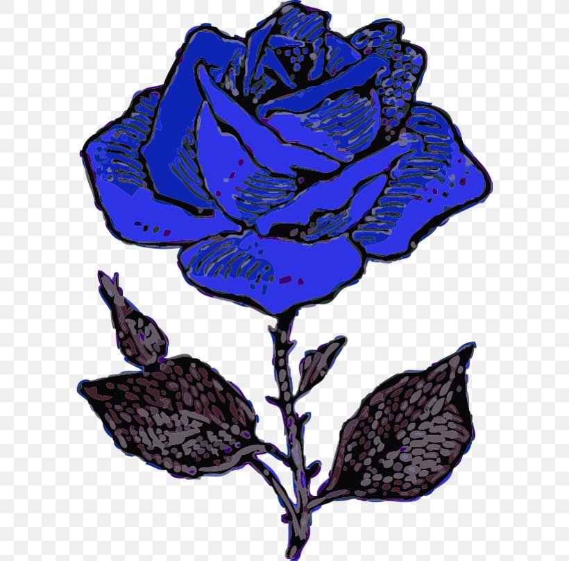 Drawing Rose Flower Clip Art, PNG, 600x809px, Drawing, Blue Rose, Cobalt Blue, Cut Flowers, Electric Blue Download Free
