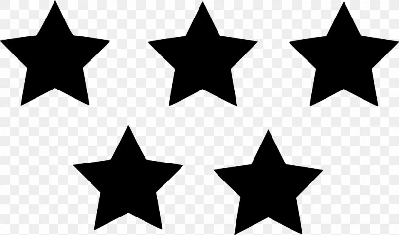 Five-pointed Star Clip Art, PNG, 980x578px, Star, Accommodation, Black, Black And White, Fivepointed Star Download Free