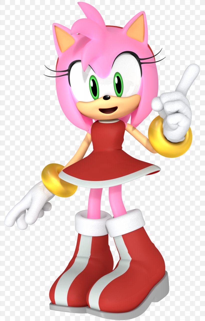 Amy Rose Sonic The Fighters Tails Sonic Heroes Sonic Runners, PNG, 922x1440px, 3d Computer Graphics, Amy Rose, Art, Cartoon, Character Download Free