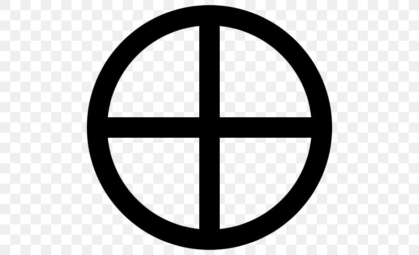 Earth Symbol Sun Cross, PNG, 500x500px, Earth, Alchemical Symbol, Area, Astrological Symbols, Black And White Download Free