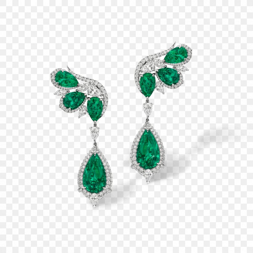 Emerald Earring Gemstone Jewellery Diamond, PNG, 1000x1000px, Emerald, Beryl, Birthstone, Bitxi, Body Jewelry Download Free