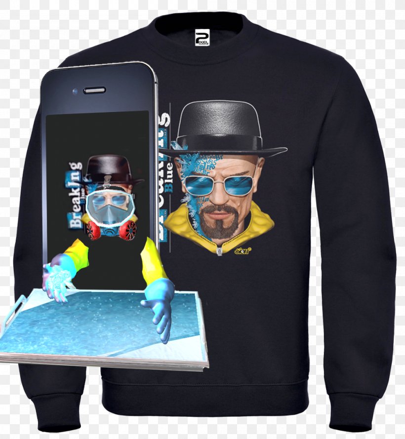 Hoodie T-shirt Bluza Sleeve Sweater, PNG, 1000x1086px, Hoodie, Augmented Reality, Bluza, Brand, Breaking Bad Download Free
