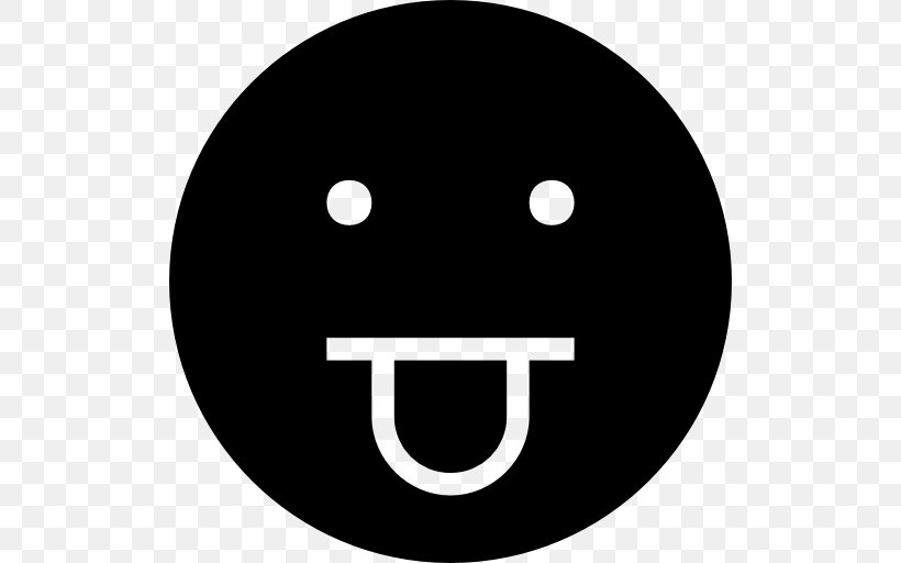 Smiley Emoticon Face Wink, PNG, 512x512px, Smiley, Black And White, Emoji, Emoticon, Face Download Free