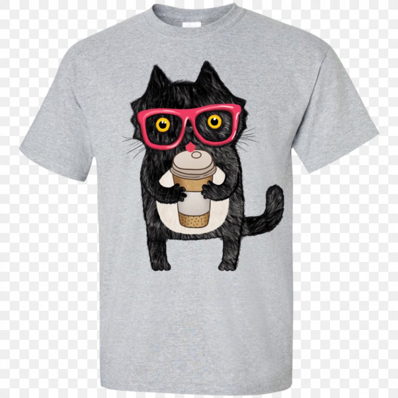T-shirt Coffee Hoodie Sweater, PNG, 1024x1024px, Tshirt, Black, Bluza, Brand, Clothing Download Free