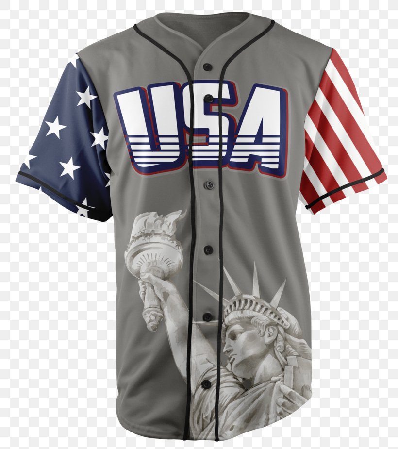 United States T-shirt Jersey Baseball Uniform, PNG, 820x925px, United States, Active Shirt, Baseball, Baseball Uniform, Basketball Uniform Download Free