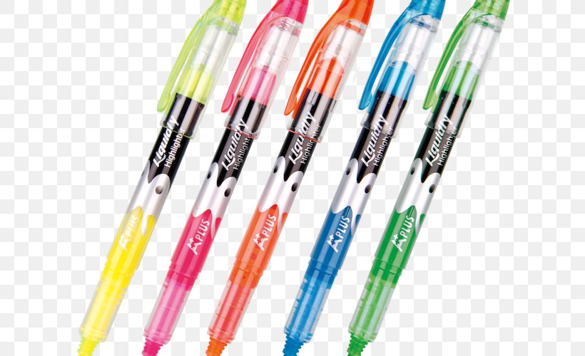 Ballpoint Pen Marker Pen Writing Implement Fluorescence Fluorescent Lamp, PNG, 644x500px, Ballpoint Pen, Ball Pen, Blue, Bluegreen, Color Download Free