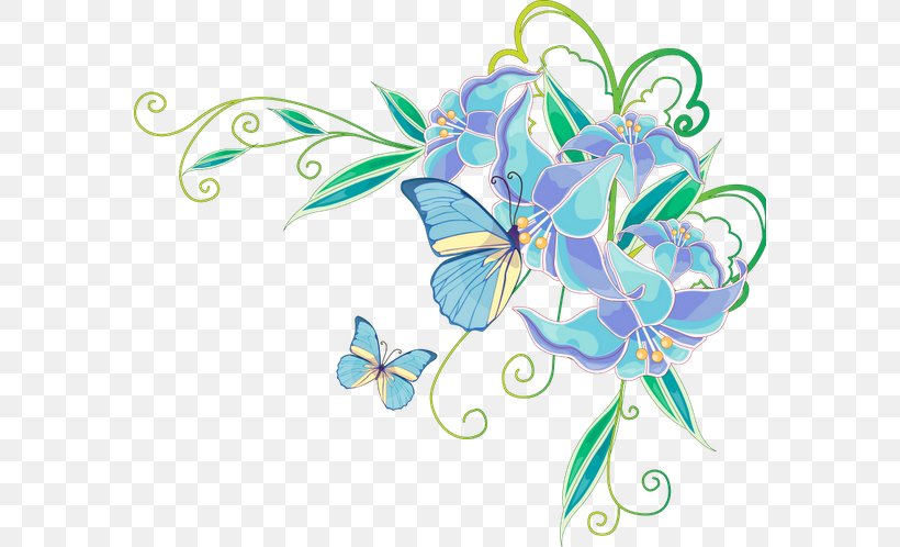 Butterfly Flower Wedding Invitation Blue, PNG, 576x498px, Butterfly, Art, Artwork, Blue, Butterflies And Moths Download Free