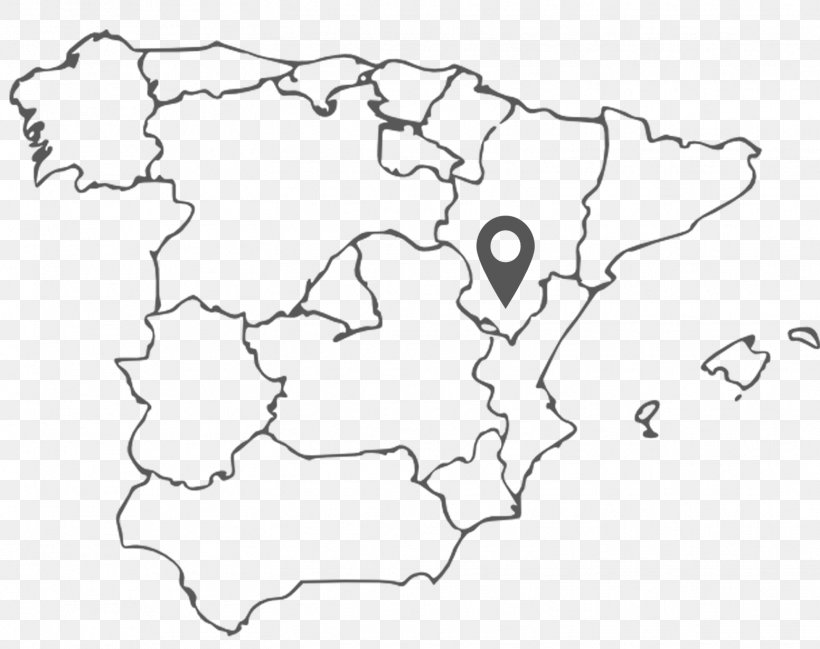 Spain Blank Map Geography Coloring Book, PNG, 1553x1231px, Spain, Area, Autonomous Communities Of Spain, Black And White, Blank Map Download Free