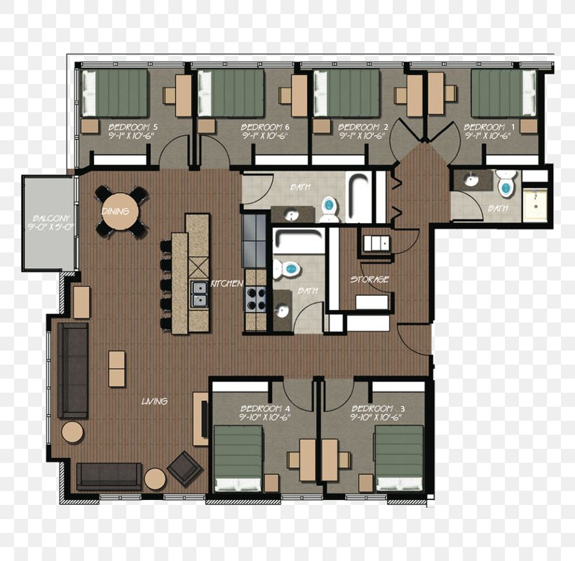 229 Lakelawn Apartments House Bedroom Floor Plan, PNG, 800x800px, Apartment, Area, Bathroom, Bed, Bedroom Download Free