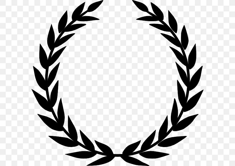 Laurel Wreath Bay Laurel Clip Art, PNG, 600x579px, Laurel Wreath, Artwork, Bay Laurel, Black And White, Branch Download Free