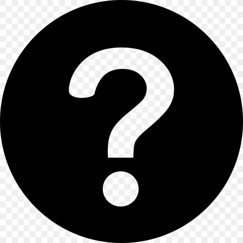 Question Mark Clip Art, PNG, 980x980px, Question Mark, Black And White, Brand, Button, Information Download Free