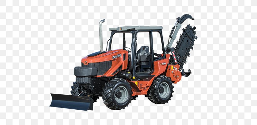 Tractor Machine Trencher Ditch Witch Excavator, PNG, 680x400px, Tractor, Agricultural Machinery, Bulldozer, Construction Equipment, Ditch Witch Download Free