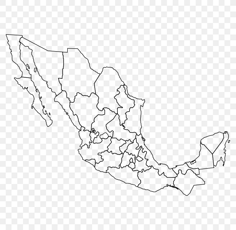 Mexico–United States Border Blank Map Administrative Divisions Of Mexico, PNG, 800x800px, United States, Administrative Divisions Of Mexico, Area, Artwork, Auto Part Download Free