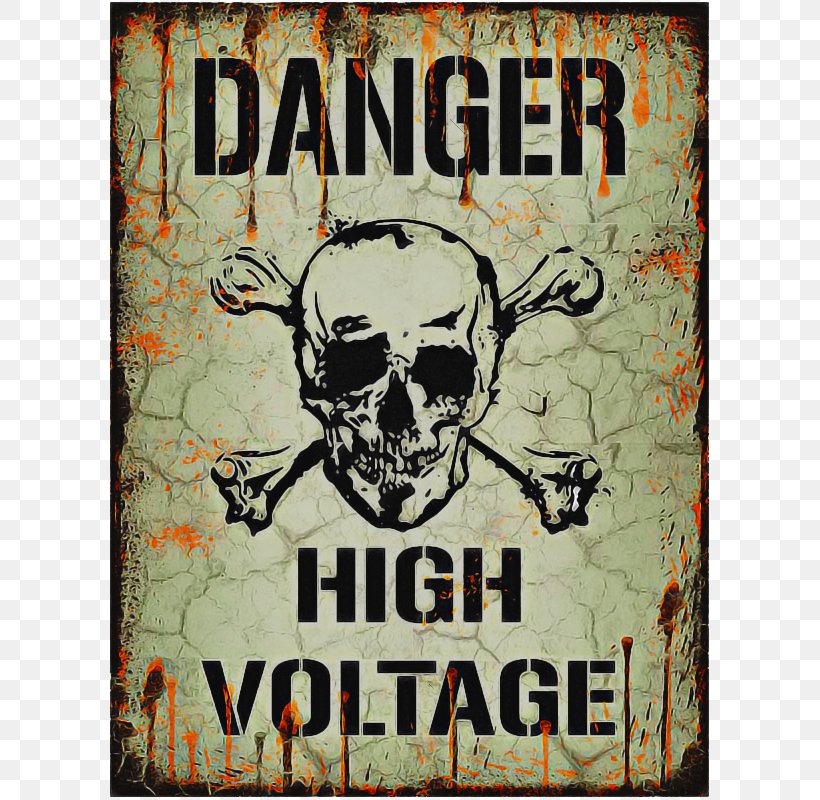 Skull And Crossbones, PNG, 800x800px, High Voltage, Advertising, Bone, Electricity, Label Download Free