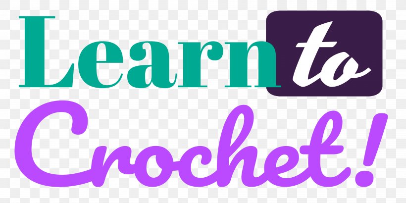Crochet Stitch Tutorial Logo Pattern, PNG, 4000x2000px, Crochet, Area, Brand, Breakfast, Howto Download Free