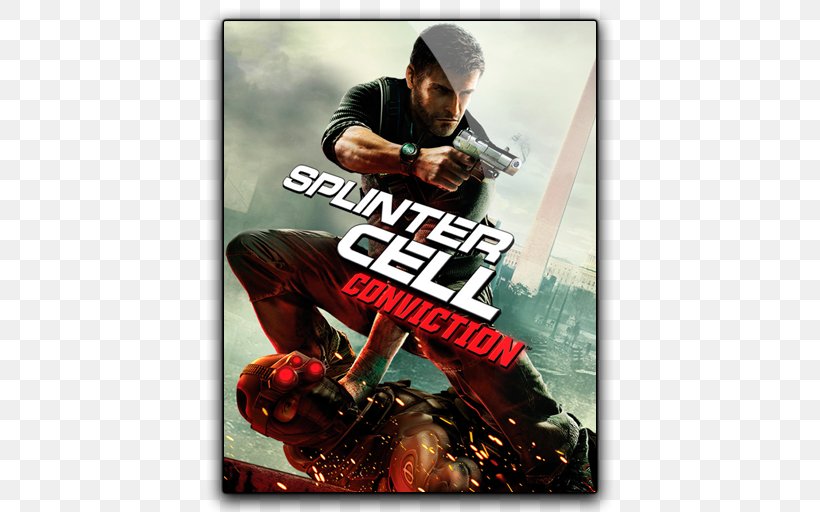 Tom Clancy's Splinter Cell: Conviction Tom Clancy's Splinter Cell: Blacklist Tom Clancy's Splinter Cell: Essentials Tom Clancy's Splinter Cell: Double Agent Sam Fisher, PNG, 512x512px, Sam Fisher, Action Film, Advertising, Film, Stealth Game Download Free