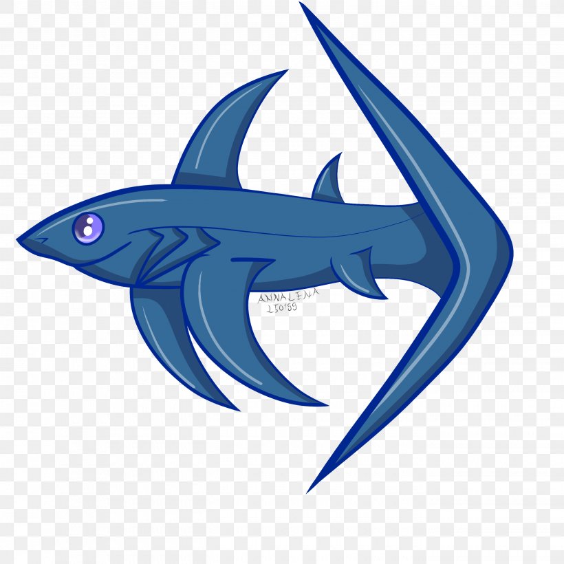 Requiem Shark Clip Art, PNG, 2700x2700px, Requiem Shark, Art, Cartilaginous Fish, Cartoon, Electric Blue Download Free