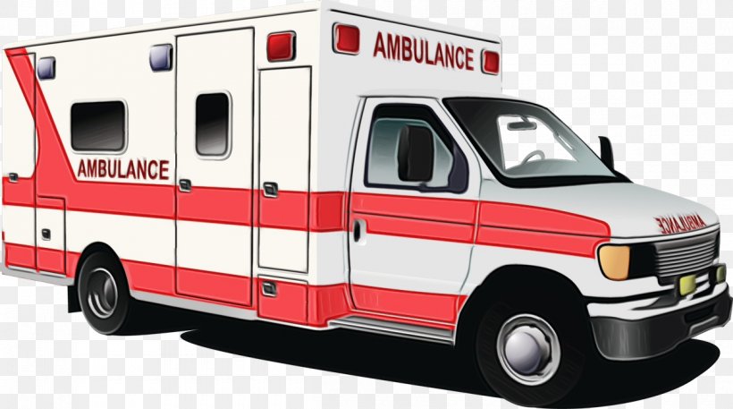 Ambulance Cartoon, PNG, 1200x670px, Watercolor, Ambulance, Car, Commercial Vehicle, Compact Van Download Free