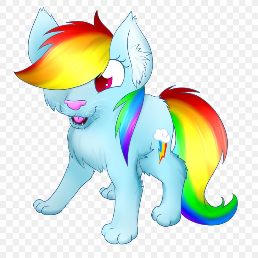 Cat Rainbow Dash Twilight Sparkle Horse Scootaloo, PNG, 1024x1024px, Cat, Animal Figure, Art, Canidae, Carnivoran Download Free