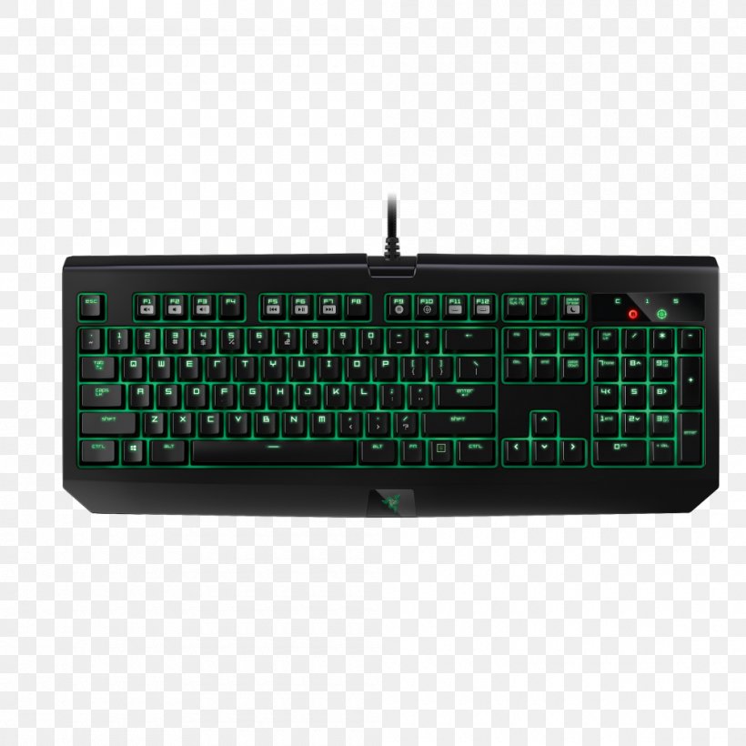 Computer Keyboard Computer Mouse Gaming Keypad Razer Inc. Razer BlackWidow Chroma, PNG, 1000x1000px, Computer Keyboard, Computer, Computer Component, Computer Mouse, Electrical Switches Download Free