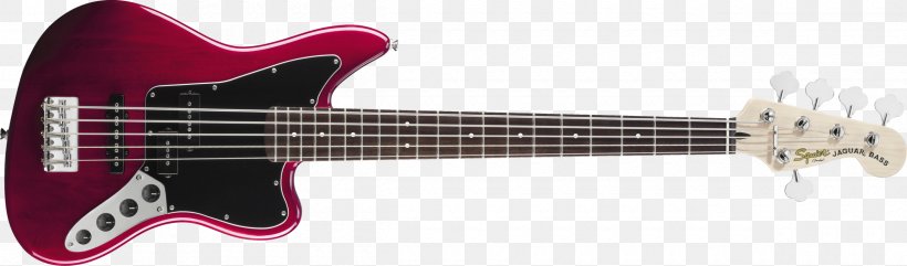 Fender Jaguar Bass Fender Precision Bass Bass Guitar Squier, PNG, 2400x707px, Watercolor, Cartoon, Flower, Frame, Heart Download Free
