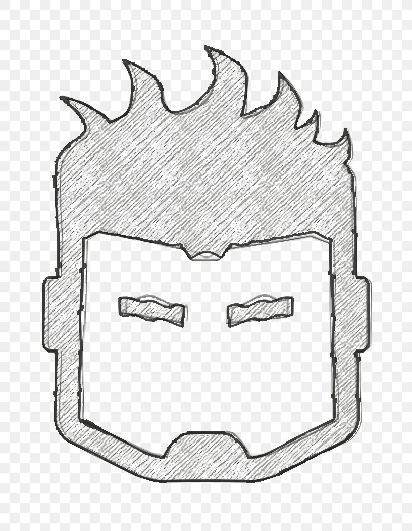 White Line Art Head Nose Cartoon, PNG, 808x1056px, Comic Icon, Cartoon, Fictional Character, Head, Hero Icon Download Free
