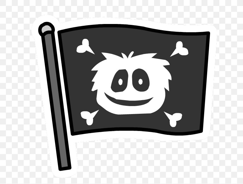 Club Penguin Island Jolly Roger Flag Club Penguin Entertainment Inc, PNG, 673x621px, Club Penguin, Black, Black And White, Brand, Calico Jack Download Free