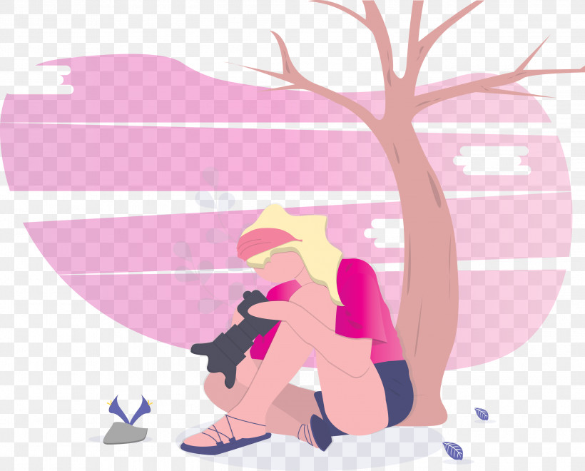 Take Photographs Girl Nature, PNG, 2999x2416px, Take Photographs, Cartoon, Girl, Nature, Pink Download Free