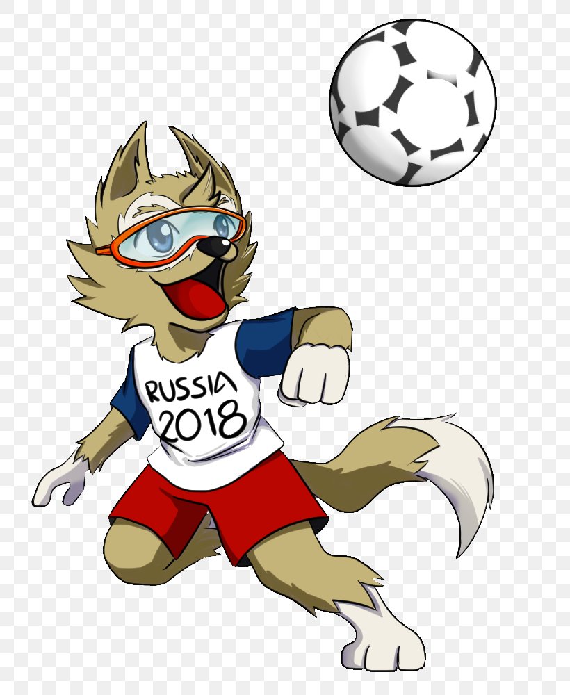 2018 World Cup Zabivaka FIFA World Cup Official Mascots, PNG, 800x1000px, 2018 World Cup, Art, Ball, Cartoon, Fiction Download Free