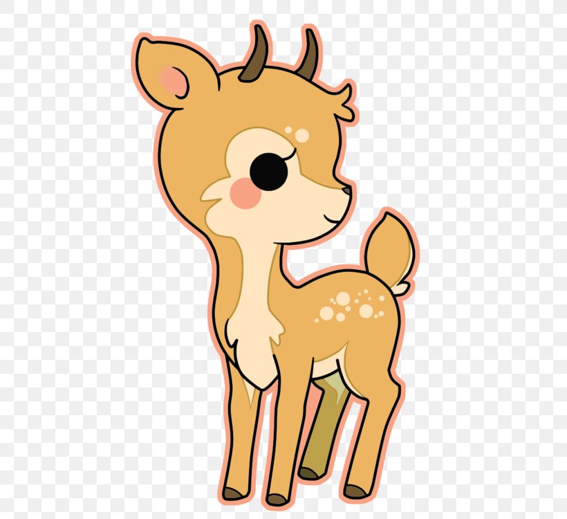 Deer Cuteness Drawing Kavaii Clip Art, PNG, 480x750px, Deer, Animal, Animal Figure, Artwork, Bambi Download Free