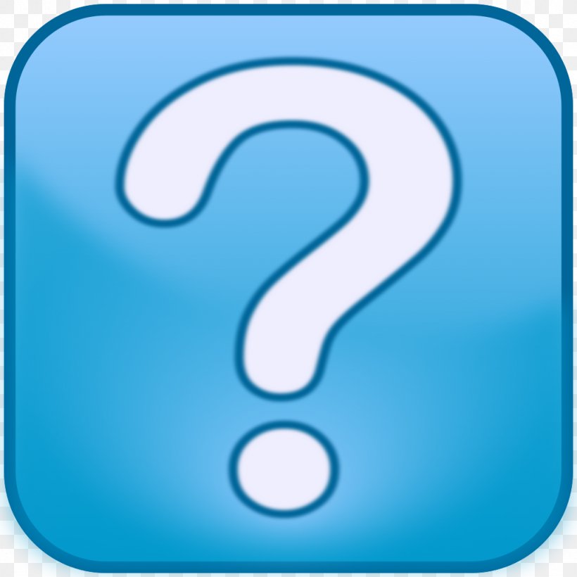 Question Mark Clip Art, PNG, 1024x1024px, Question Mark, Aqua, Area, Azure, Blue Download Free