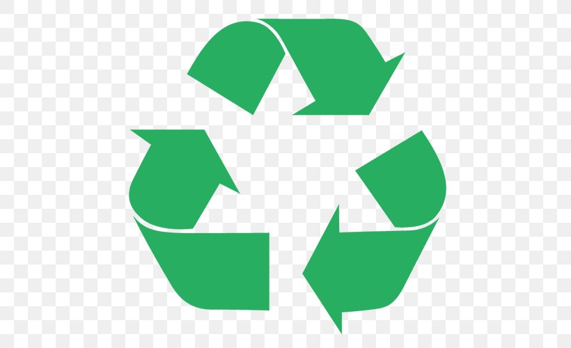 Paper Recycling Symbol Single-stream Recycling Plastic Recycling, PNG, 500x500px, Paper, Area, Decal, Green, Leaf Download Free