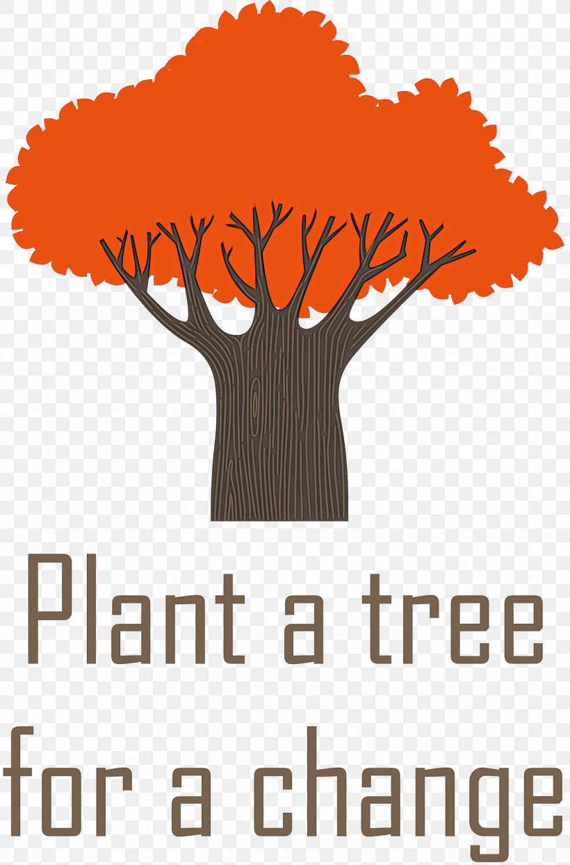 Plant A Tree For A Change Arbor Day, PNG, 1976x3000px, Arbor Day, Biology, Flower, Line, Logo Download Free