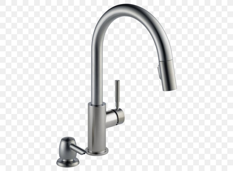 Tap Lowe's Stainless Steel Moen Kitchen, PNG, 600x600px, Tap, Bathtub Accessory, Cleaning, Handle, Hardware Download Free