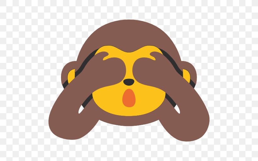 The Evil Monkey Three Wise Monkeys Emoji Emoticon Clip Art, PNG, 512x512px, Evil Monkey, Carnivoran, Dog Like Mammal, Emoji, Emojipedia Download Free