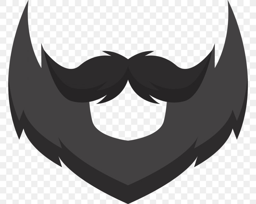 Beard Clip Art, PNG, 768x654px, Beard, Black, Black And White, Fictional Character, Goatee Download Free