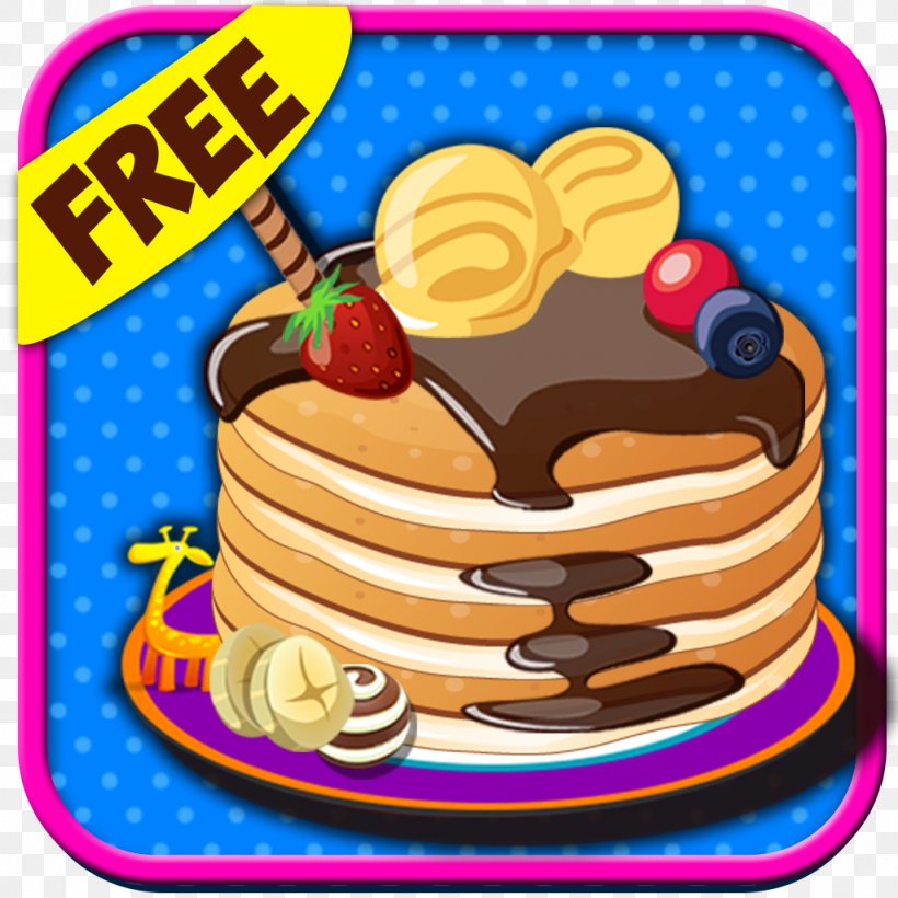 Pancakes Maker, PNG, 1024x1024px, Pancake, Baking, Birthday Cake, Buttercream, Cake Download Free