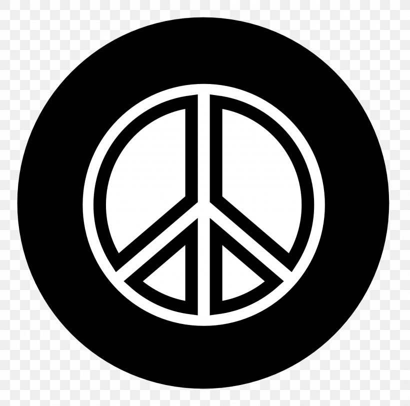 Peace Symbols Black And White Coloring Book Clip Art, PNG, 1969x1952px, Peace Symbols, Black And White, Brand, Coloring Book, Drawing Download Free