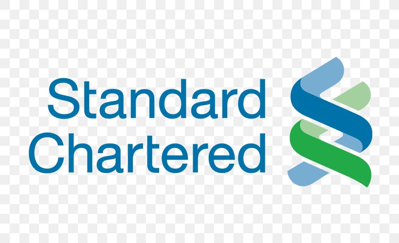Standard Chartered Bank Logo Business Finance, PNG, 750x500px, Standard Chartered, Area, Bank, Blue, Brand Download Free