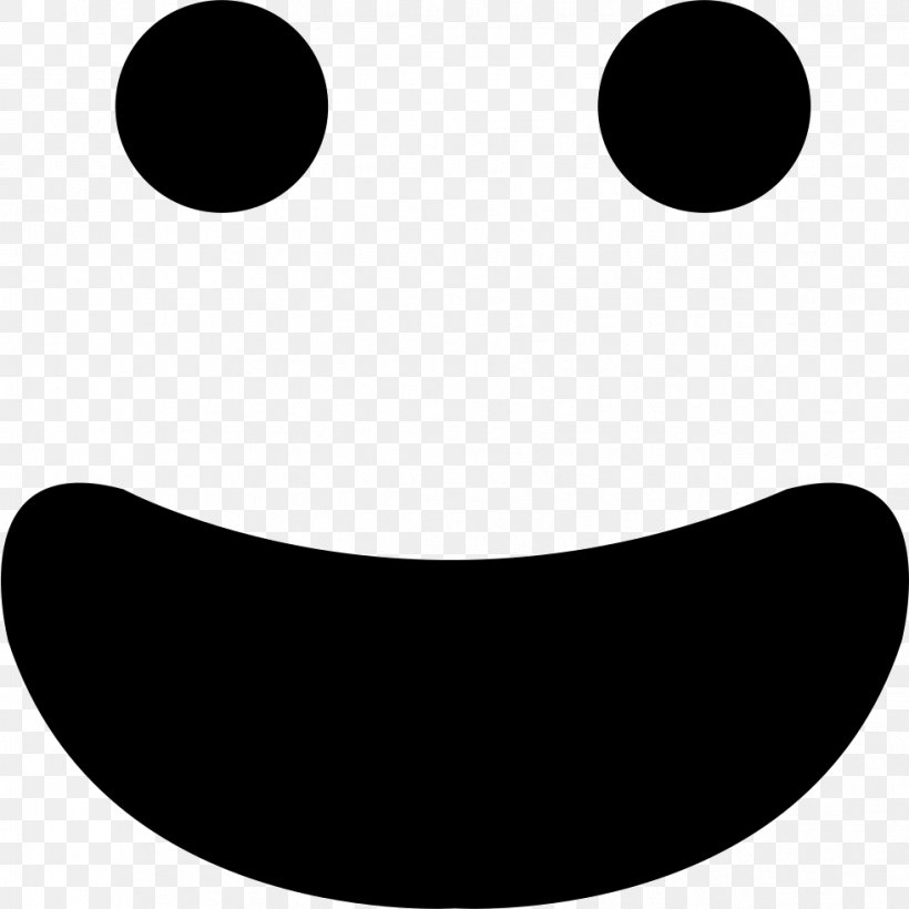 Emoticon Smiley Clip Art Vector Graphics, PNG, 981x982px, Emoticon, Black, Black And White, Emoji, Emotion Download Free