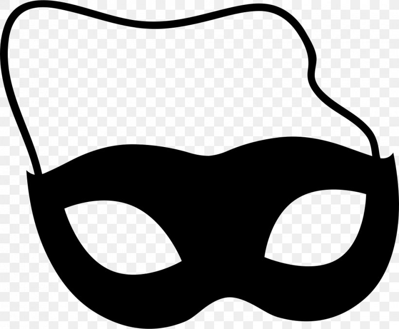 Mask Carnival Headgear Clip Art, PNG, 980x808px, Mask, Artwork, Black, Black And White, Carnival Download Free