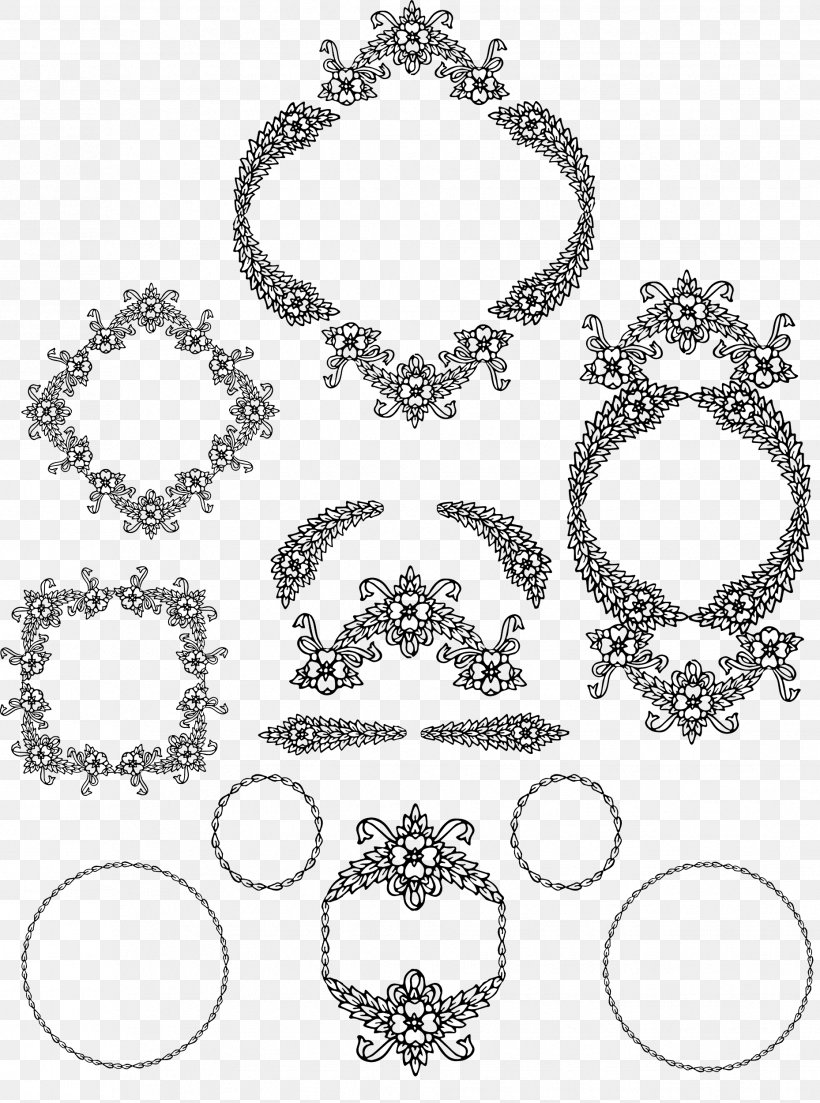 Picture Frames Clip Art, PNG, 1858x2500px, Picture Frames, Auto Part, Black And White, Blog, Body Jewelry Download Free