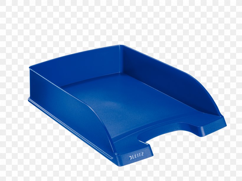 Plastic Lyreco Blue Office, PNG, 2402x1802px, Plastic, Blue, Cobalt Blue, Desk, Esselte Leitz Gmbh Co Kg Download Free