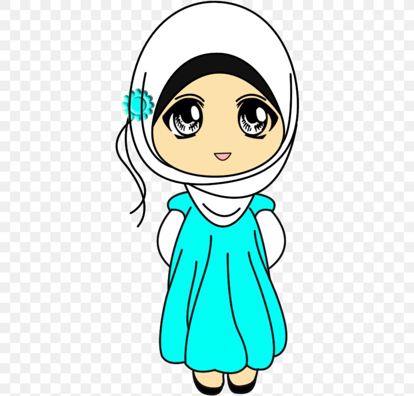 Qur'an Muslim Hijab Islam Drawing, PNG, 380x785px, Watercolor, Cartoon, Flower, Frame, Heart Download Free