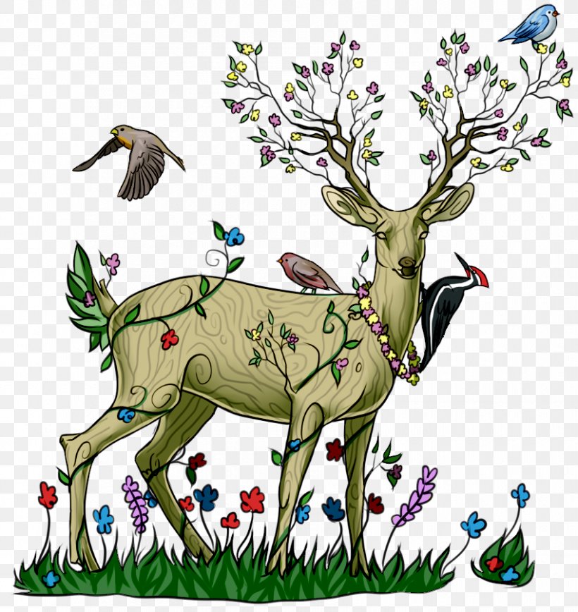 Reindeer Elk Antler Clip Art, PNG, 850x900px, Reindeer, Animal, Animal Figure, Antler, Art Download Free