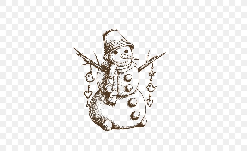 Snowman Christmas, PNG, 500x500px, Snowman, Art, Christmas, Computer Software, Drawing Download Free