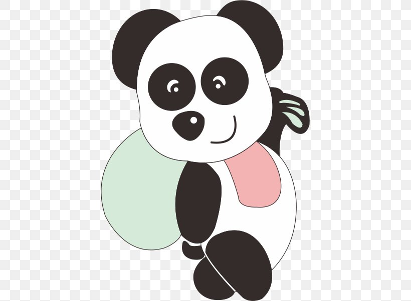 Giant Panda Bear Cartoon, PNG, 417x602px, Watercolor, Cartoon, Flower, Frame, Heart Download Free