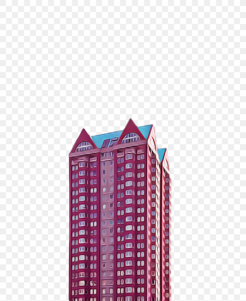 Pink Skyscraper Tower Block Condominium Building, PNG, 698x1002px, Pink, Architecture, Building, City, Commercial Building Download Free